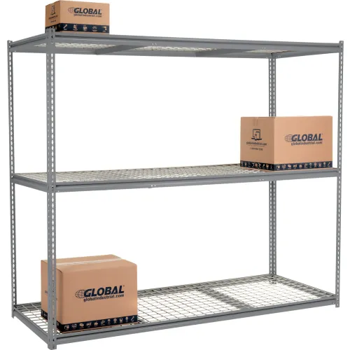 36d High-Density Mobile Wire Shelving - Double Wide