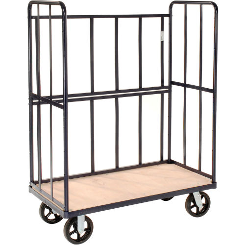 High End Wood Shelf Truck 48 x 24 2400 Lb. Capacity