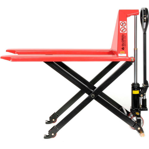 Global Industrial™ Manual HighLift Skid Jack Truck, 2200 Lb. Capacity