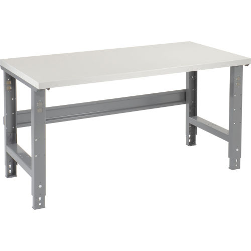 Height Adjustable Plastic Top Workbench