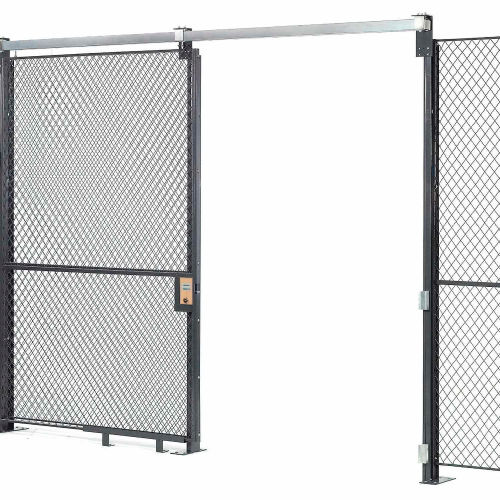 Global Industrial™ Wire Mesh Sliding Gate 10x3