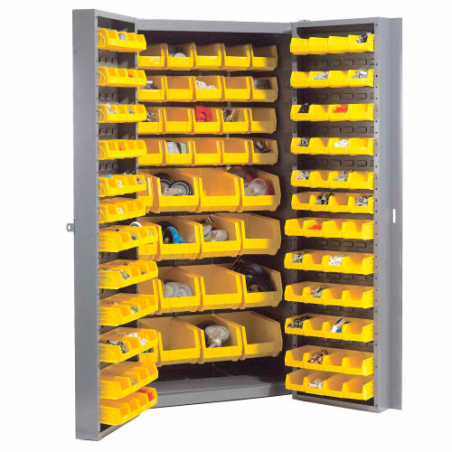 Storage Cabinet with 136 Bins
