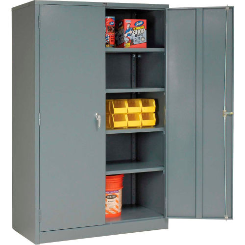 Strong Hold Industrial Cabinets from Essex Drum Handling  Strong Hold's  1,900 lbs Capacity Floor Model Industrial Storage Cabinets are built for  rough and tough industrial storage needs. Get Heavy Duty Metal