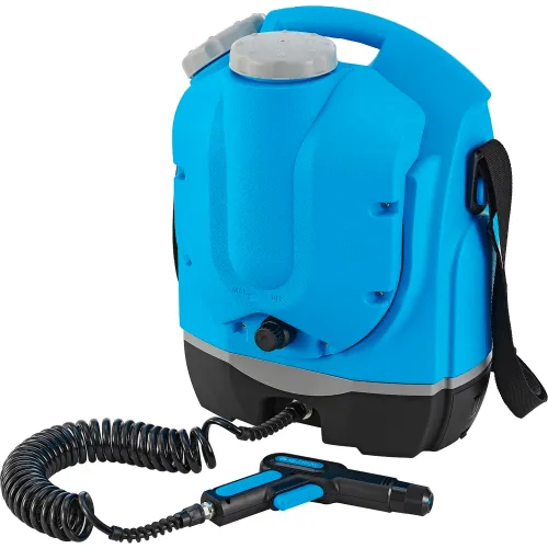 Portable ac clearance coil cleaner