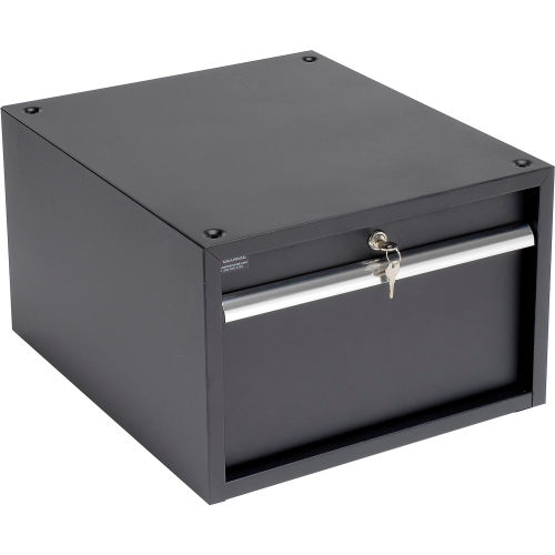 12 H Drawer- Black