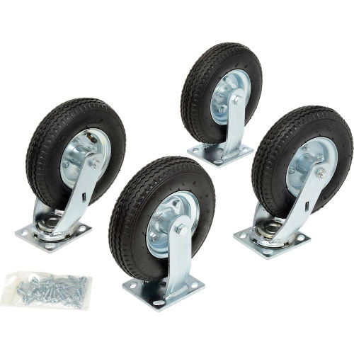 8 in. Pneumatic Caster Kit For Rubbermaid® TradeMaster®
