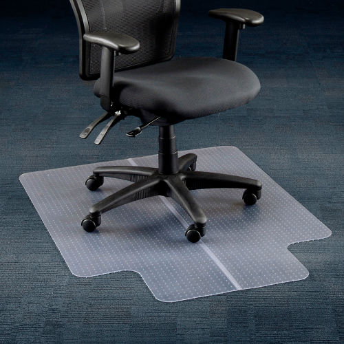 Aleco® Office Chair Mat for Carpet - 36inW x 48inL with 20in x 10in Lip - Straight Edge
																			