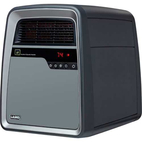 Almo® Cool Touch Infrared Quartz Heater W/ Remote, 1500W, Gray