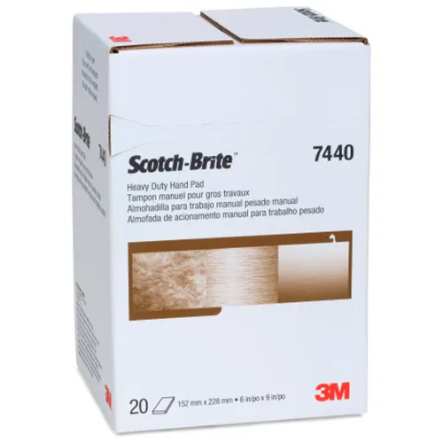 Scotch-Brite™ Durable Flex Hand Pad 7848, MX-HP, SiC Ultra Fine, Grey, 9 in  x 4-1/2 in (22.86 cm x 11.43 cm), 24/Inner, 72/Case