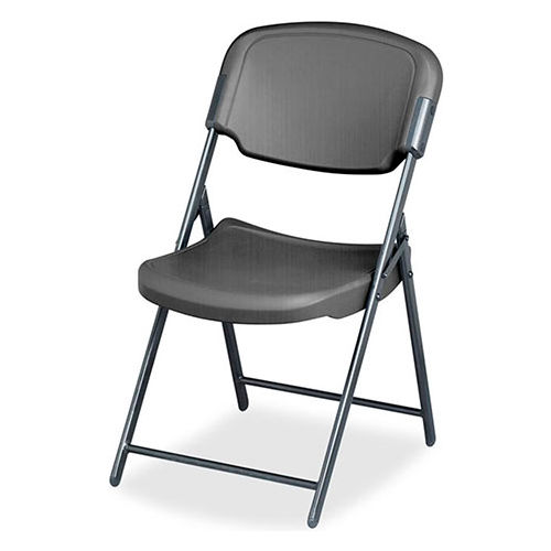 Iceberg Folding Chair - Charcoal - Pack of 4 - Rough 'N Ready Series
