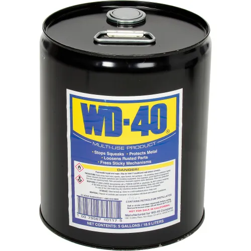 WD40 5 litre Maintenance oil water displacing fluid WD 40 5lt wd-40