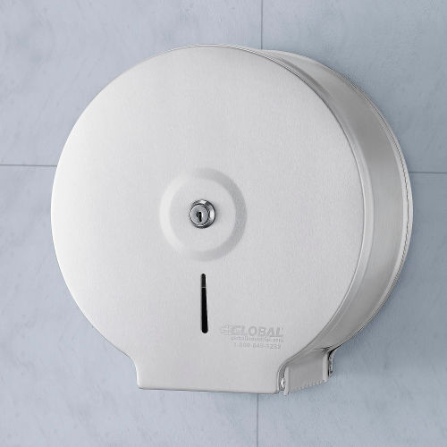 Global Industrial™ Stainless Steel Jumbo Bathroom Tissue Dispenser