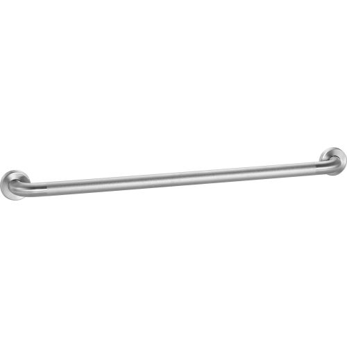 Global Industrial™ Straight Grab Bar, Peened Stainless Steel - 36inW x 1-1/2in Dia.