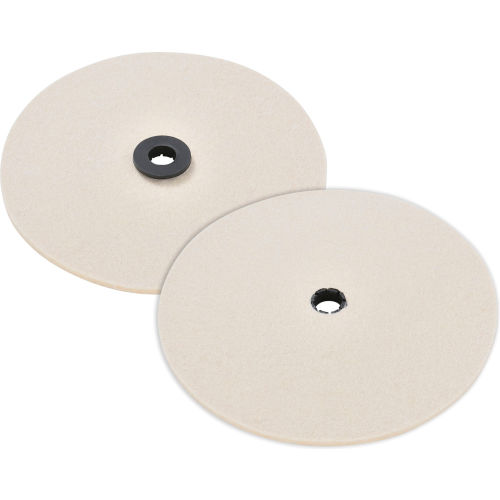 Replacement Felt Pads for Mini Floor Scrubber, 2 Pack