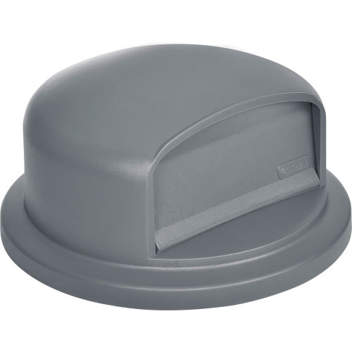 Global Industrial™ Plastic Trash Container Dome Lid, Garbage Can Dome Lid - 32 Gallon Gray