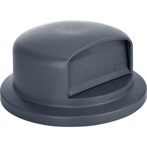 Global Industrial™ Plastic Trash Container Dome Lid, Garbage Can Dome Lid - 44 Gallon Gray