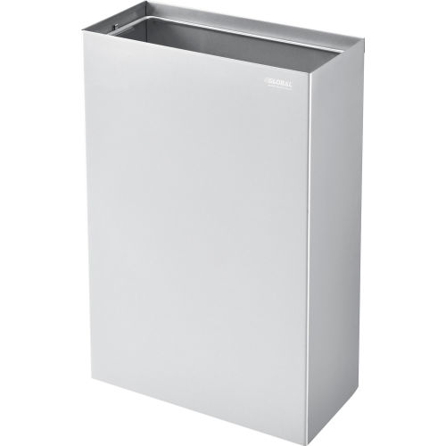 Global Industrial™ Wall Mounted Stainless Steel Receptacle - 10 Gallon
																			