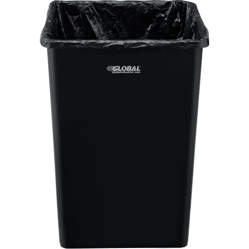 Black Disposable Trash Containers