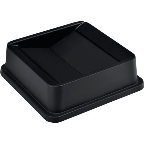 Global Industrial™ Square Plastic Trash Container Swing Lid - 35 & 55 Gallon Black
																			