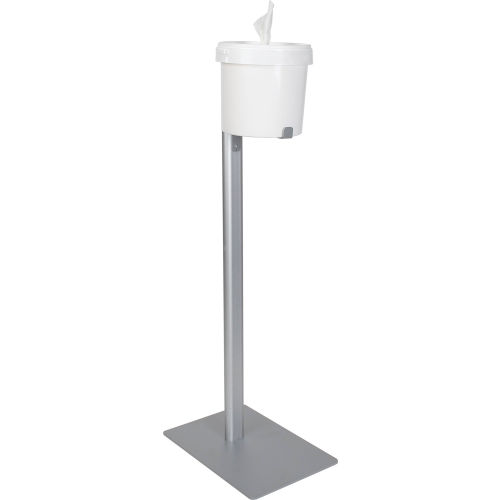 Global Industrial™ Bucket Wipe Dispenser Stand-For Use With Spilfyter Wipe Bucket 641492/641543