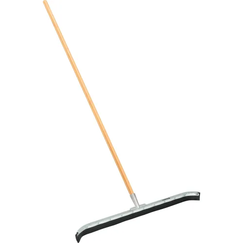 Global Industrial™ 36 Curved Floor Squeegee With Wood Handle - Pkg Qty 4