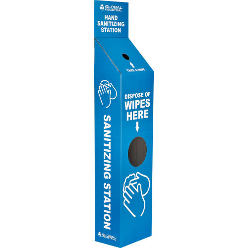 Global Industrial™ Floor Standing Sanitizing Wipe Station