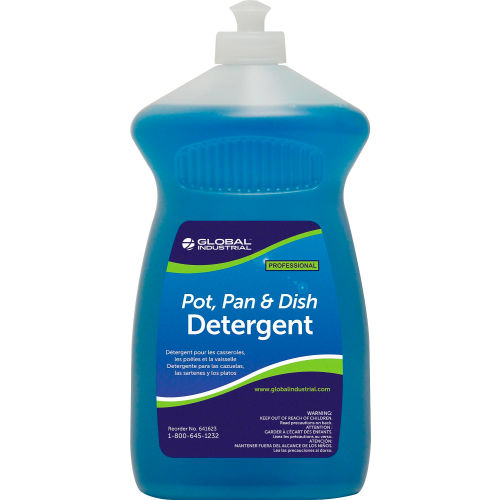 Global Industrial™ Pot, Pan & Dish Detergent - Case of 6 x 28oz. Bottles