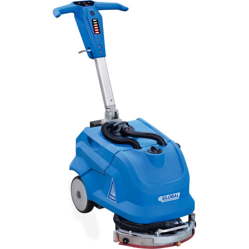 Global Industrial Battery Auto Floor Scrubber 13in Cleaning Path