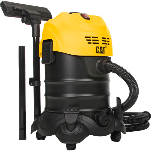 Cat® C06V Stainless Steel Wet/Dry Vacuum, 6.6 Gallon Cap.
																			