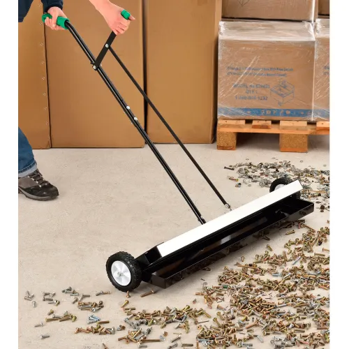 global industrial push sweeper