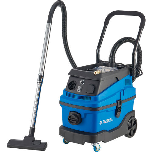 Global Industrial™ HEPA Wet/Dry Vacuum, w/ Power Regulator & Airtools Connector, 8 Gallon Cap.