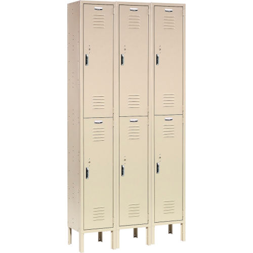 Double Tier Steel Lockers, School Lockers, Metal Locker, Storage Lockers, Student Lockers, Assembled Lockers