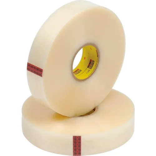 3M™ Scotch® 371 Machine Length Carton Sealing Tape 2 x 1000 Yds. 1.8 Mil  Clear - Skid Lot - Pkg Qty 288