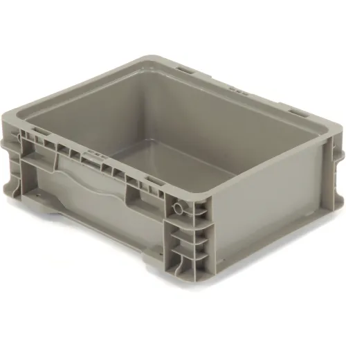 Global Industrial™ Stackable Straight Wall Container, Solid, 12