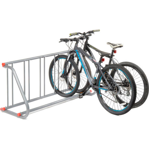 Grid Bike Rack, 5-Bike, Single Sided, Powder Coated Galvanized Steel
																			