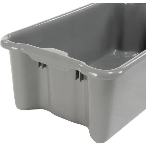 Lewisbins Divider Box, Gray, Polyethylene, 10 3/4 in L, 8 1/4 in W, 2 1/2  in H, 0.07 cu ft Volume Capacity DC1025 Grey