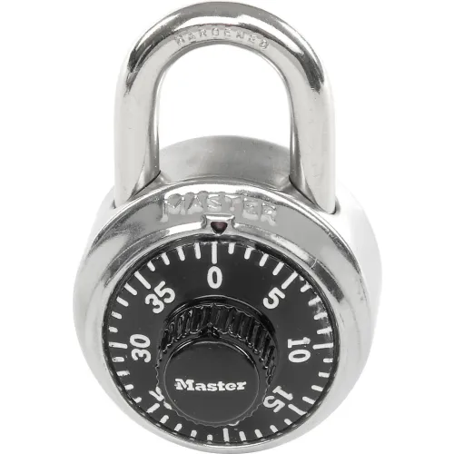 Master Lock® 1-7/8 Black Dial Combination Padlocks - 2 Pack at