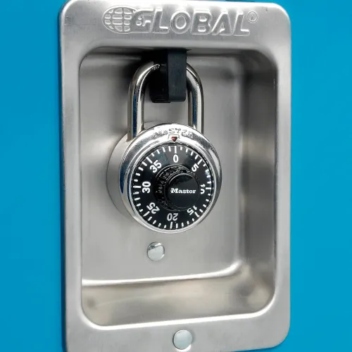 Master Lock® No. 1525 1525 General Security Combo Padlock, Key Control,  Black Dial