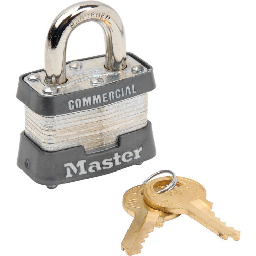 Master Lock Keyed Padlock - 3/4 Inch Shackle - Keyed Alike