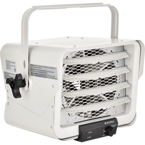Electric Garage Unit Heater – Wall Ceiling Mount 5000 Watt 240V-208V With Thermostat Gray