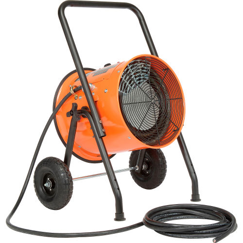 Salamander Heater – Portable Electric - 480V 15 KW 3 Phase With 25'L Power Cord