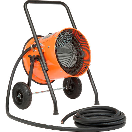 Salamander Heater – Portable Electric - 480V - 30 KW - 3 Phase With 25'L Power Cord
																			
