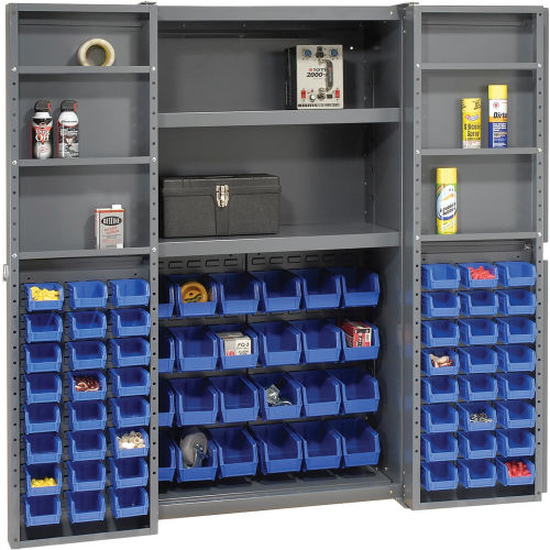 Bin Storage Cabinet, Security Cabinet with Premium Stacking Bins