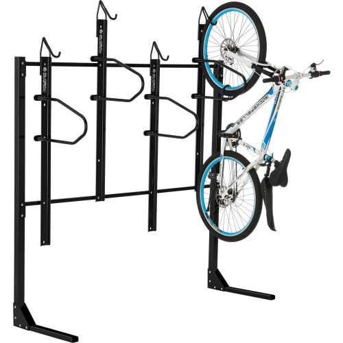 lockable vertical bike rack