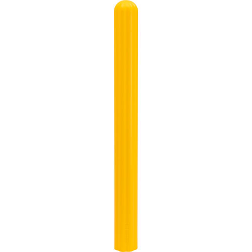 Global Industrial™ Ribbed Bollard Sleeve, 4 x 56, Yellow