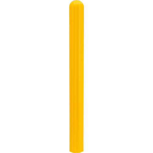 Global Industrial™ Ribbed Bollard Sleeve, 4 x 56, Yellow