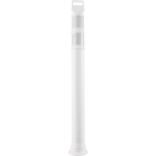 Global Industrial™ Portable Delineator Post w/ 3" Reflective Bands, 49"H, White