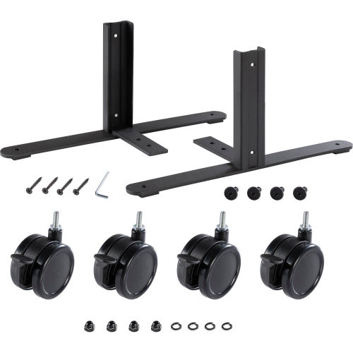 T-Leg Bracket Kit With Casters (Per Pair)
