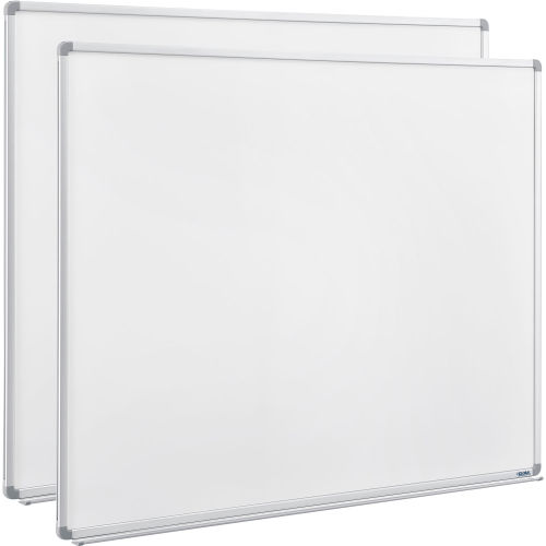 Melamine Dry Erase Whiteboard - 72 x 48 - Double Sided - Pack of 2