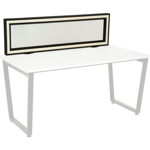 Universal Clamp-On Desk Partition - Frosted Acrylic
																			